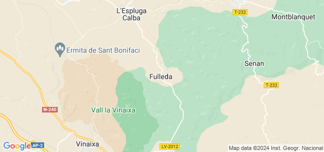 Mapa de Fulleda