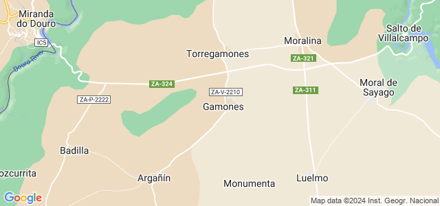 Mapa de Gamones