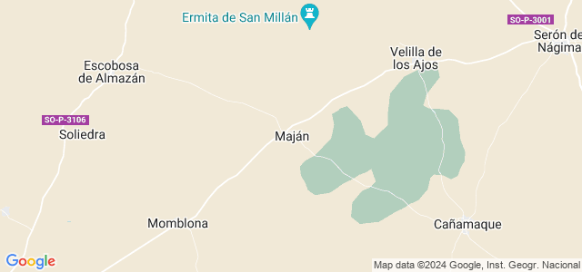 Mapa de Maján