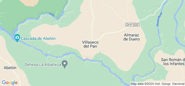 Mapa de Villaseco del Pan