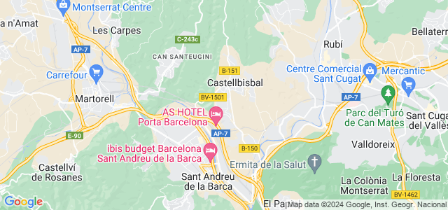 Mapa de Castellbisbal