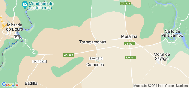 Mapa de Torregamones