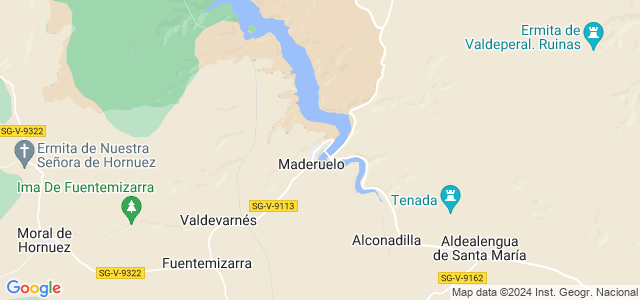Mapa de Maderuelo