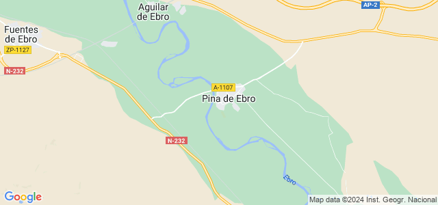 Mapa de Pina de Ebro