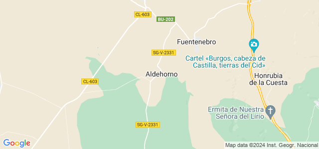 Mapa de Aldehorno