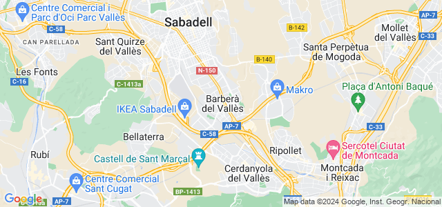 Mapa de Barberà del Vallès