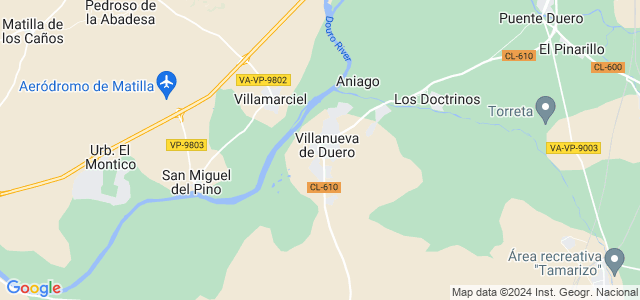 Mapa de Villanueva de Duero