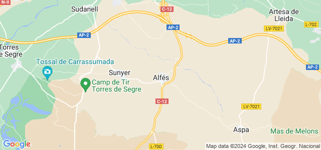 Mapa de Alfés