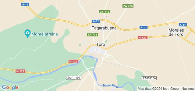 Mapa de Toro