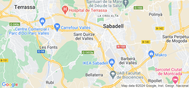 Mapa de Sant Quirze del Vallès