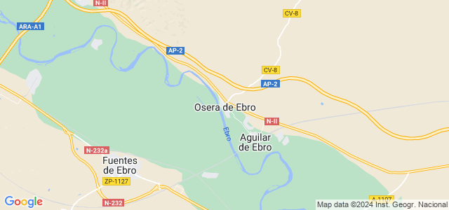 Mapa de Osera de Ebro