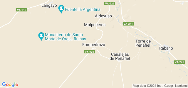 Mapa de Fompedraza