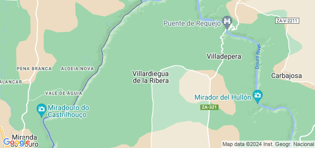 Mapa de Villardiegua de la Ribera