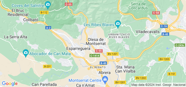 Mapa de Olesa de Montserrat