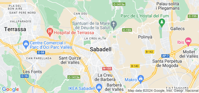 Mapa de Sabadell