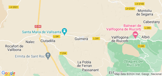 Mapa de Guimerà