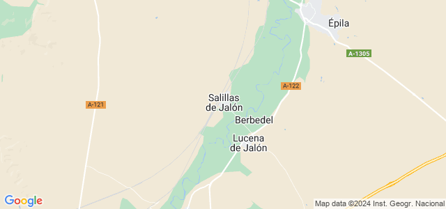 Mapa de Salillas de Jalón