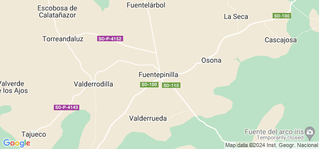 Mapa de Fuentepinilla