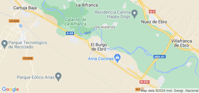 Mapa de Burgo de Ebro