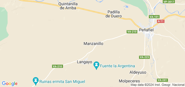 Mapa de Manzanillo