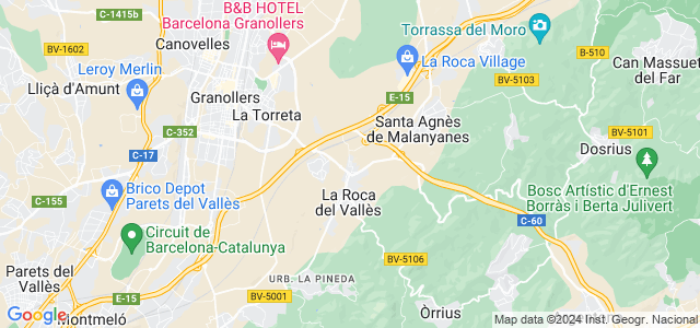 Mapa de Roca del Vallès