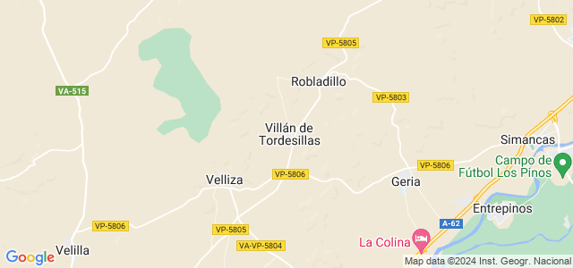 Mapa de Villán de Tordesillas