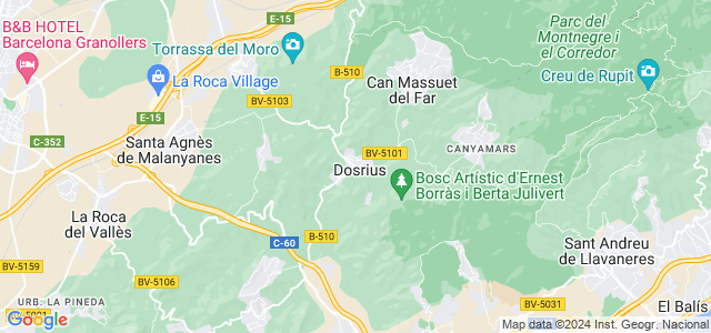 Mapa de Dosrius