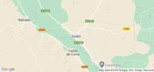 Mapa de Zaidín
