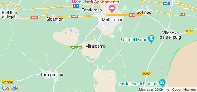 Mapa de Miralcamp