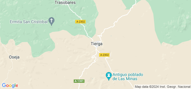Mapa de Tierga