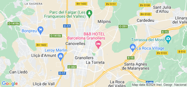 Mapa de Franqueses del Vallès
