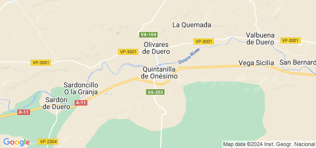 Mapa de Quintanilla de Onésimo