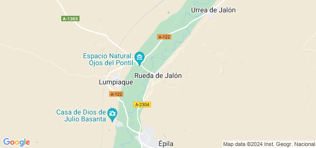 Mapa de Rueda de Jalón