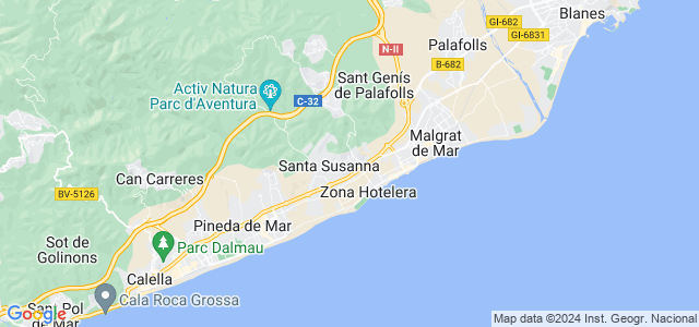 Mapa de Santa Susanna