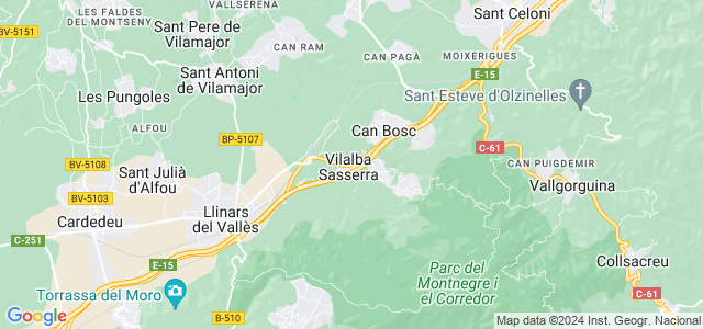 Mapa de Vilalba Sasserra