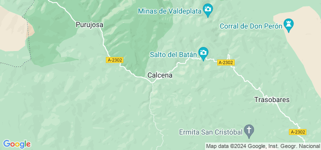 Mapa de Calcena