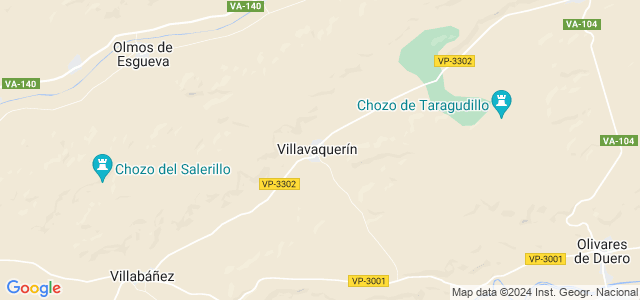 Mapa de Villavaquerín