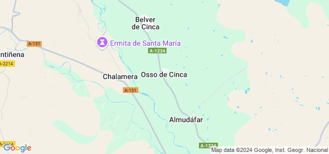 Mapa de Osso de Cinca