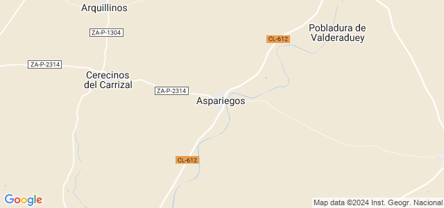 Mapa de Aspariegos