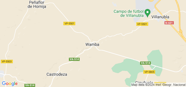 Mapa de Wamba