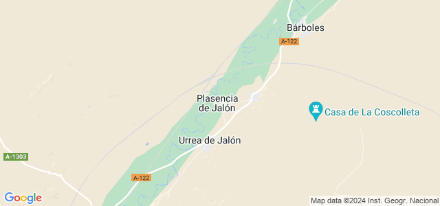 Mapa de Plasencia de Jalón