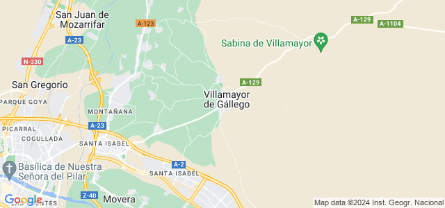 Mapa de Villamayor de Gállego