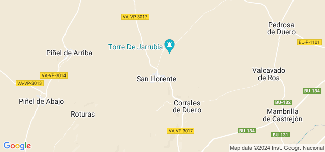 Mapa de San Llorente
