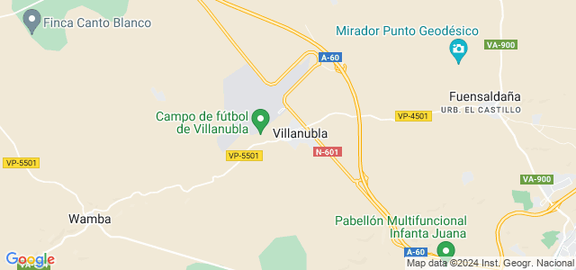 Mapa de Villanubla
