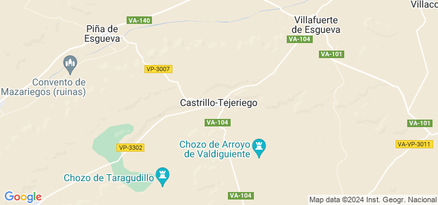 Mapa de Castrillo-Tejeriego