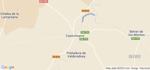 Mapa de Castronuevo