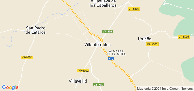 Mapa de Villardefrades
