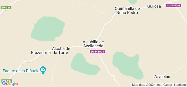 Mapa de Alcubilla de Avellaneda