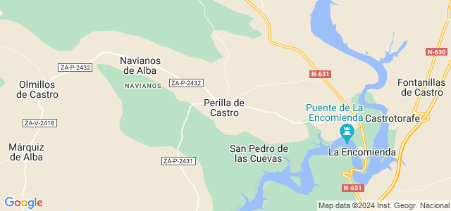 Mapa de Perilla de Castro