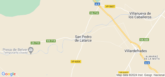 Mapa de San Pedro de Latarce